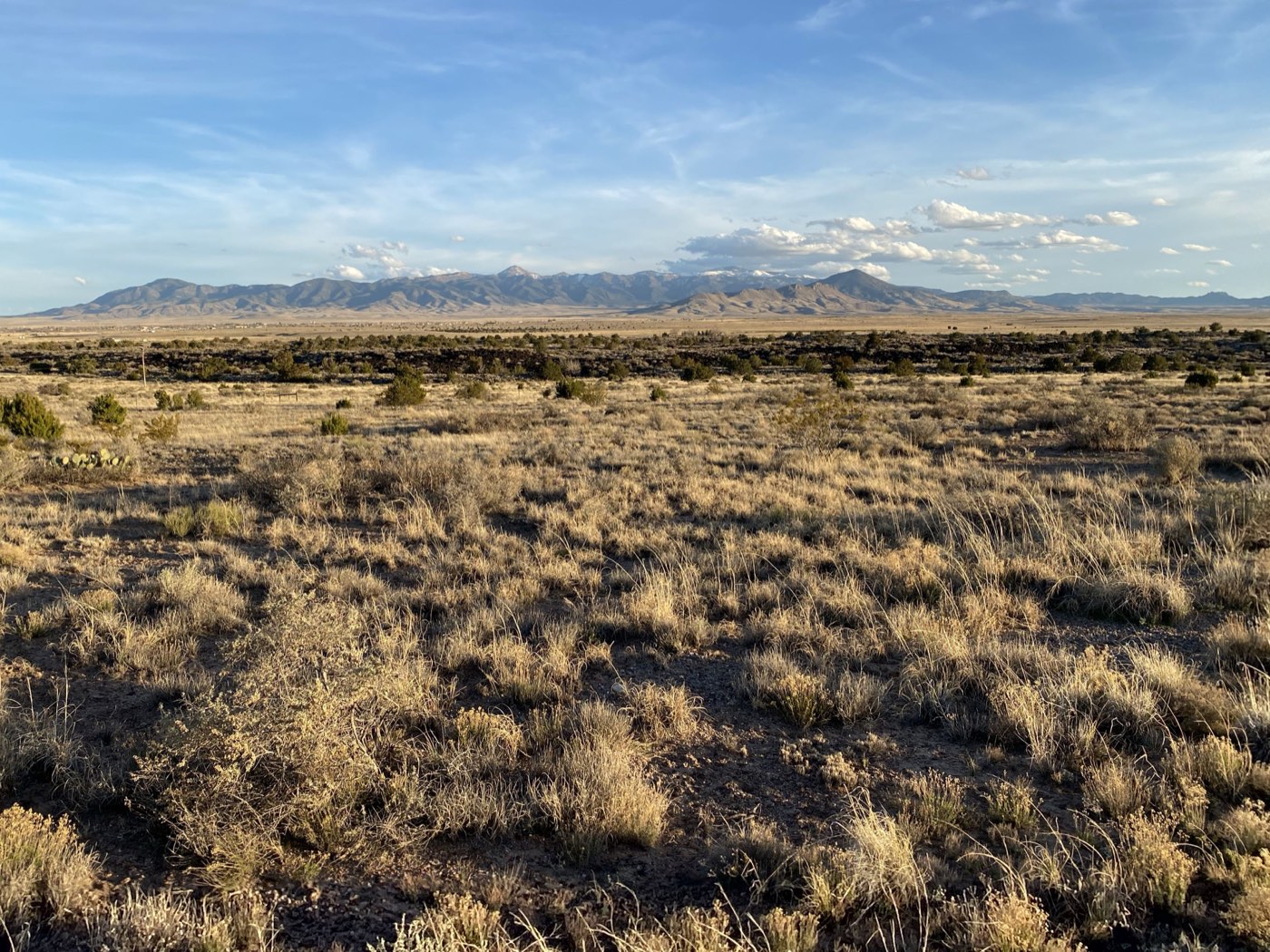The lava flow at Valley of Fires